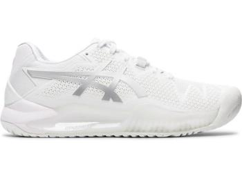 Asics Dam Tennisskor GEL-Resolution 8 Vita/Silver